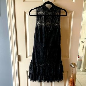 Black lace night out/ date night dress
